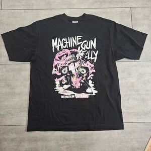 Machine Gun Kelly Mainstream Sellout Tour 2022 T-Shirt Shaka Wear Black XL MGK